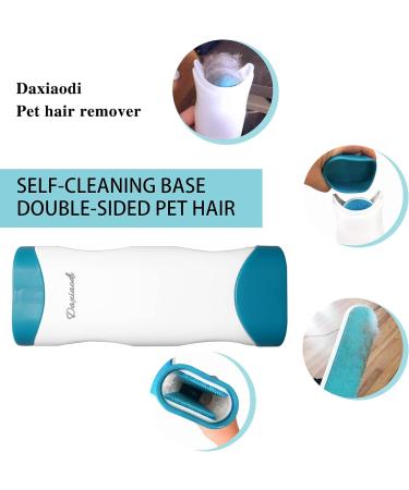 2 Pack Double Sided Furniture Lint Remover Brushes- Self Cleaning Pet Hair Cleaner for Sofa, Clothes, Carpet - Effective Hair Catcher Tool - Buy Online on SooperMarket.com