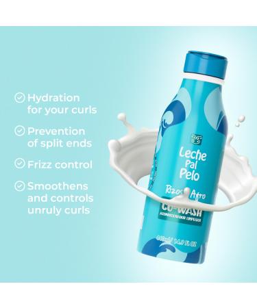 Leche Pal Pelo Curl Bliss Co-Wash - Sulfate-Free Hydration with Shea Butter & Macadamia for Defined Curls | 14.9 oz - International Shipping Available - Buy Online on SooperMarket.com