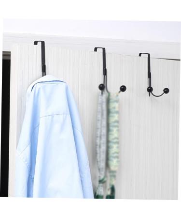 Cabilock 3pcs Wrought Iron Hook Heavy Duty Clothes Rack Door Hanger for Hanging Coat Door Coat Hook Jacket - Buy Online on SooperMarket.com