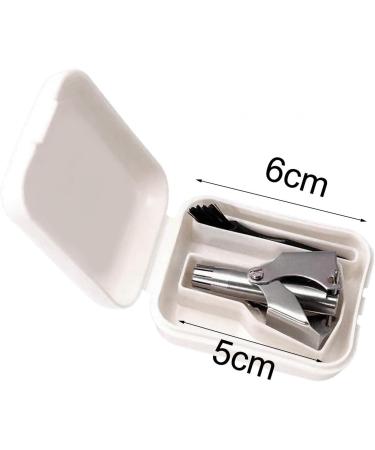 Harayaa 6x Manual Nasal Hair Cutter for Men - Compact Nose Hair Removal Tool with Storage Box | Perfect for At-Home Grooming - Buy Online on SooperMarket.com
