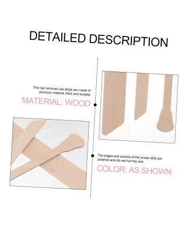Beavorty 750 Pcs Wax Sticks for Hair Removal - High-Quality Wax Strips & Wooden Applicator - Ideal Beauty Tool for Smooth Skin - Buy Online on SooperMarket.com