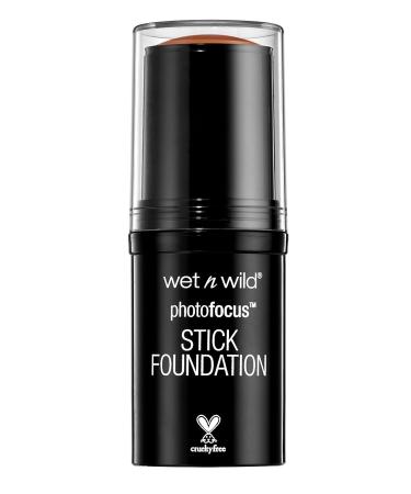 Wet n Wild Photo Focus Matte Foundation Stick Makeup in Chestnut - Vegan & Cruelty-Free - Buy Online on SooperMarket.com
