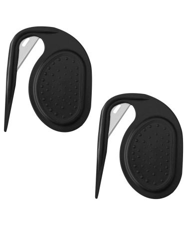 2 pieces of knot comb tool Pet Knotting Comb hair removal tool hair removal comb for cat dog pet combs pet needs to remove matted hair black
