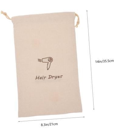WOFASHPURET Travel Hair Dryer Hair Dryer Bags Drawstring Storage Bag Drawstring Bag 35c Universal Velvet Bag 35.5x21cm As Shown - Buy Online on SooperMarket.com