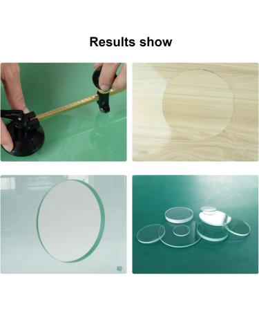 ANCIRS 30cm Circle Glass Cutter - Adjustable with Round Knob Handle and Suction Cup - Buy Online on SooperMarket.com