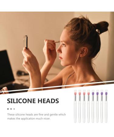40 Pcs Silicone Lip Brush Set - Lip Mask & Eyeshadow Applicator - Assorted Colors for Perfect Makeup - Buy Online on SooperMarket.com