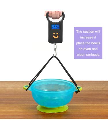 PandaEar Stay Put Spill Proof Baby Suction Bowls Set - BPA Free with Silicone Utensils and Secure Lids - Buy Online on SooperMarket.com