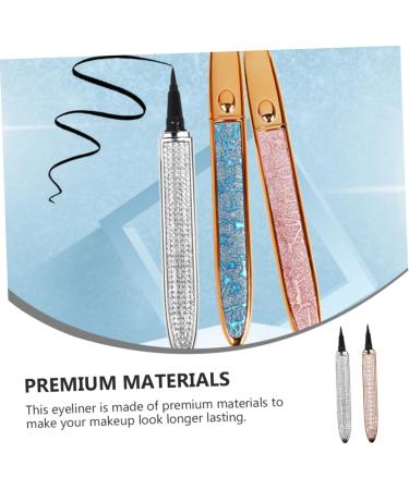 Gogogmee 2pcs Diamond Eyeliner Elf Eyeliner Liquid Eye Liner Makeup Accessories Retouching Pen Eyes 1 count (Pack of 1) Assorted Color - Buy Online on SooperMarket.com
