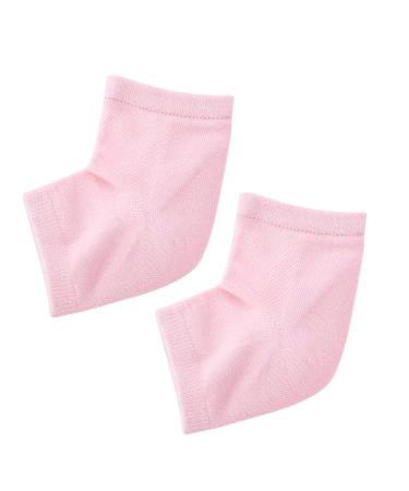 Heel Socks Gel Pads 2 Pair for Plantar Fasciitis Heel Moisturizing Ankle Support Pain Relief Anti-Crack Protector Foot Sleeves Care (Yinhingrkov0s9mbc-02)
