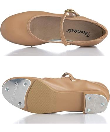 Theatricals Child Slide Buckle Tap Shoes T9200C - Tan | Size 2 Little Kid - Buy Online on SooperMarket.com
