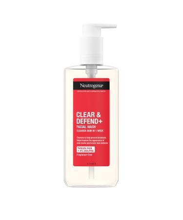Neutrogena Face Wash Clear and Defend plus Wash 200 ml (Pack of 1) 200 ml (Pack of 1) Wash