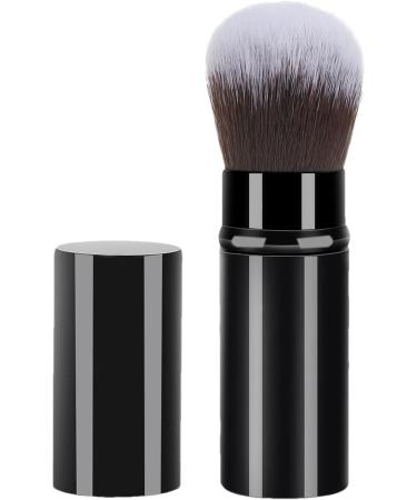 Makeup Brush for Foundation - Multipurpose Telescopic Cosmetics Brushes | Portable Face Makeup Brushes Beginner Friendly Powder Brush for Home Travel Black - Buy Online on SooperMarket.com