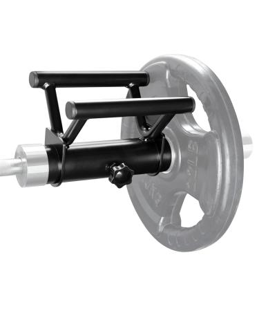 BRTGYM Landmine Handle T Bar Row Attachment for 2" Olympic Barbell, Solid Steel Black Powder-Coated, Ideal for Back Training