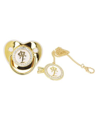 Stylish Toddler Pacifier - Portable Silicone with Elegant Rhinestone (E) | Safe & Fashionable - Buy Online on SooperMarket.com