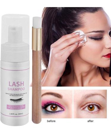 50ml Eyelash Cleaner: Gentle Lather for Removing Oil & Make-up Residues - Ideal for Extensions & Grooming - Buy Online on SooperMarket.com