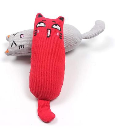 Legendog 5Pcs Catnip Toy - Bite Resistant Cat Chew Toy for Cats - Catnip Filled Cartoon Mice - Multicolor - Buy Online on SooperMarket.com