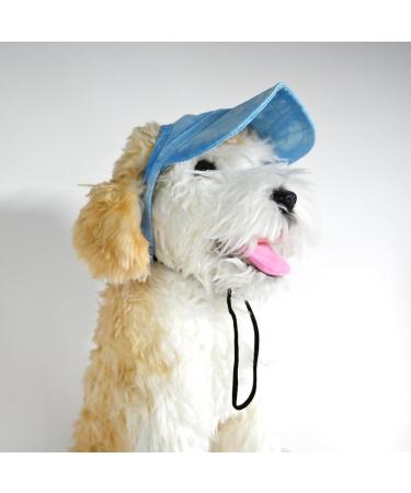 Buy BT BEAR Baseball Cap for Dogs Adjustable Ear Holes XL Batik Blue Perfect for Summer Travel & Sports | Small & Medium Dogs - Buy Online on SooperMarket.com