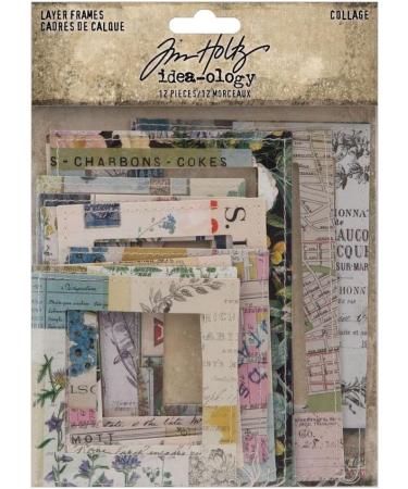 Tim Holtz Idea-Ology Bundle: Organic Layers TH94316 & Collage Layer Frames TH94318 - Spring 2023 Release - Buy Online on SooperMarket.com