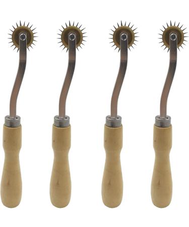 RONYOUNG 4PCS 4mm Sewing tracing Wheel for Sewing Patterns  Pounce Wheel  Perforation Cutter  Overstitch Wheel  Paper Perforator Tracing Wheel Sewing  Rotary Perforator  Pounce Wheels