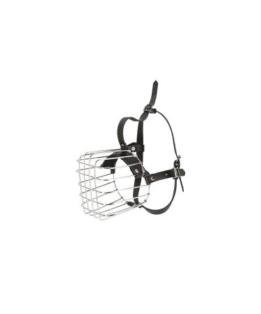 Dingo mettal muzzle nr9 wire muzzle is not a plastic grille. For dog training handicrafts easy comfort adjustable leather strap podhale head dog 14012
