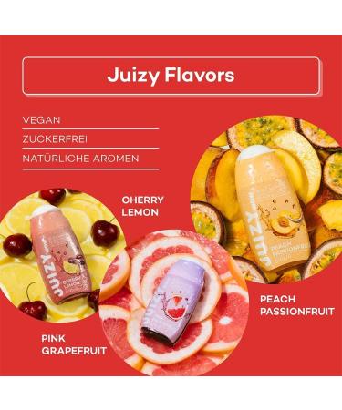 Juizy WoW Sugar-Free Cherry Lemon Syrup - 12 x 65ml | Zero Calories Vegan Beverage Concentrate | Natural Drink Mix - More Juice Less Calories - Buy Online on SooperMarket.com