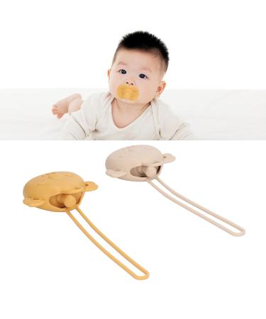 Safe Silicone Pacifier for Newborns | High-Temperature Resistant Baby Pacifiers | Curved Design for Comfort - Buy Online on SooperMarket.com