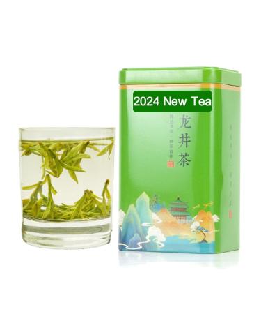 West Lake Dragon Well Tea Fresh Xihu Longjing Green Tea Leaves Pick Before Qingming from Tea Plantation 125g
