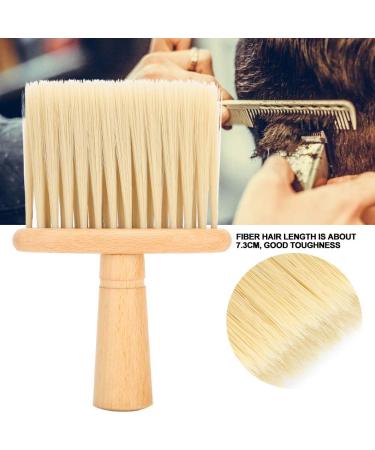 Neck Duster Brush Wooden Handle Haircut Neck Duster Brush For Barber Shop Hairstylist Broken Hair Sweep Brush for for Face and Neck - Buy Online on SooperMarket.com