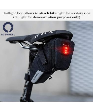Roswheel 131470 Water Resistant Bike Saddle Bag - Large Under Seat Pouch for Cycling Accessories - Buy Online on SooperMarket.com