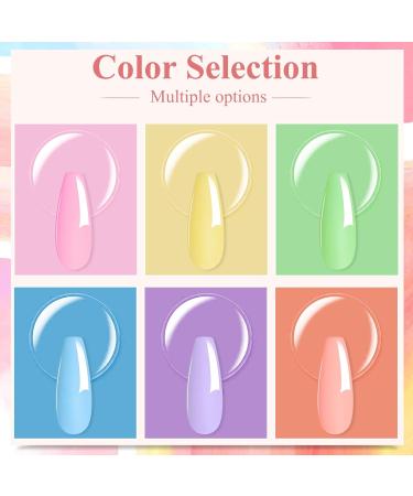 Neon Dip Powder Set - Honey Joy 6 Colors - Nail Art Manicure DIY - Salon Quality - Perfect Gift for Women - No Need for Nail Lamp - 10g/box - Buy Online on SooperMarket.com