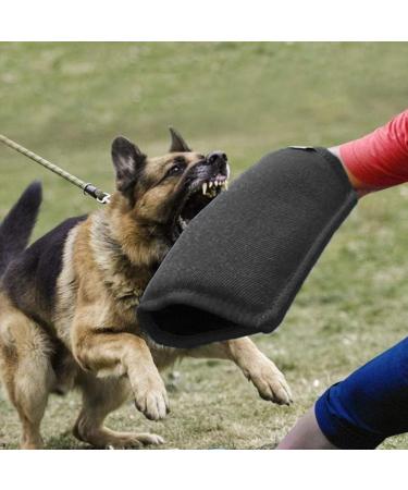Dog Bite Sleeves Burlap Arm Protection Sleeves Dog Training Arm Sleeves Bite Protective Sleeves for Dog Training Supplies (Black) - Buy Online on SooperMarket.com
