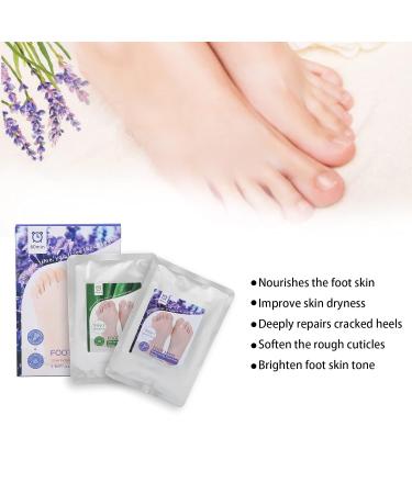 Foot Peeling Mask - 2 Pack for Baby Soft Feet | Dead Skin Removal & Brightening | Moisturizing Foot Mask - Buy Online on SooperMarket.com