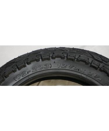 12 Inch Stroller Tire Set - 2x 62-203 Tires & 2x CBK-MS Tubes (12.5x2.25 | 45 Valve) - Durable Replacement for Smooth Rides - Buy Online on SooperMarket.com