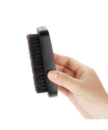 Premium Oval Beard Brush for Men | Soft Bristles | Essential Grooming Tool for Smooth Facial Hair Care - Buy Online on SooperMarket.com