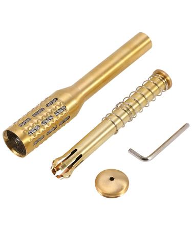 Moxibustion Stick Big Brass Moxa Protable Brass Moxa Roll Stick Eight Claws Design With Heat Fusion Holes For Moxibustion Stick Bruner