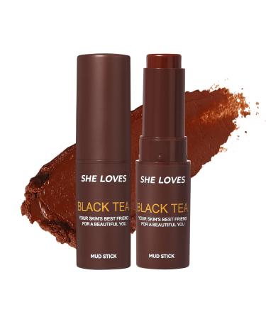 Face Moisturizer Stick Multi Lip Moisturizing Balm Stick Skin Smoothing Cream for Improving Wrinkles Dryness Roughness Increasing Skin Elasticity Supplying Skin Nutrients Body Care (Black Tea)
