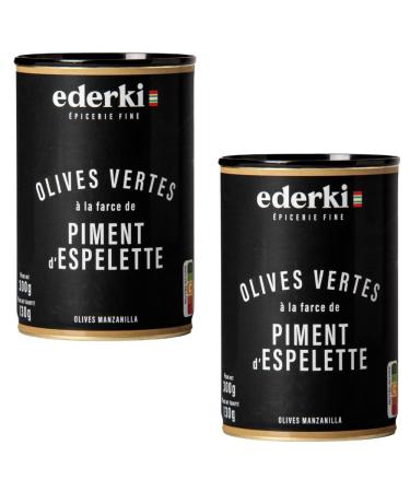 Green Olives with Piment d'Espelette 300g x 2