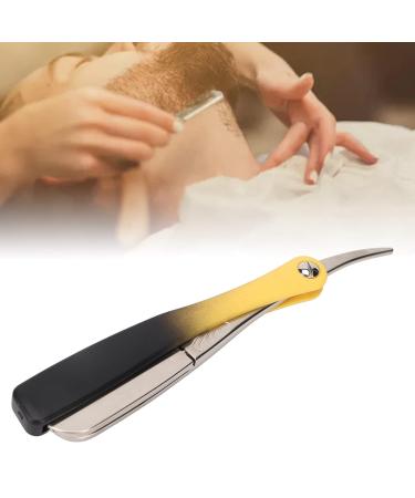 Premium Straight Edge Razor for Men - Manual Hair Cutting Trimmer & Gradient Blade for Eyebrows & Beards - Silver - Buy Online on SooperMarket.com