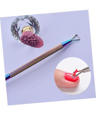 Healeved Gel Nail Polish Remover Cuticle Trimmer Nail Embellishments Cuticle Pusher Orange Hair Bow Pusher Gel Barber Station Organizer Gel Polish Remover Portable Nail Pusher Symphony medium Colorful - Buy Online on SooperMarket.com