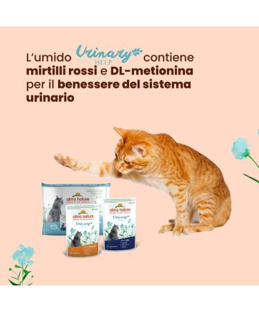 Almo Nature Multipack Holistic Urinary Help - 6 Pack Wet Cat Food (3 Fish 3 Chicken) - Optimal Nutrition for Adult Cats - Buy Online on SooperMarket.com