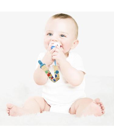 Yatlouba Pacifier Clip | Durable & Stylish Pacifier Band for Babies Boys & Girls | Keeps Pacifiers in Place - Buy Online on SooperMarket.com