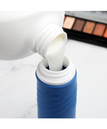 Gemice Travel Bottles for Toiletries CAA Approved 90ml Silicone Travel Bottles Leak Proof Squeezable Travel Size Containers Travel Essentials for Lotion Soap Liquid Shampoo BPA Free(4 Pack) Vibrant - Buy Online on SooperMarket.com