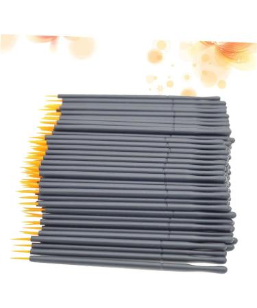 Mikinona 100pcs Eye Makeup Tools White Liquid Eyeliner White Makeup Brushes Eyeliner Brushes Fine Point 15cmX10cm Orange - Buy Online on SooperMarket.com