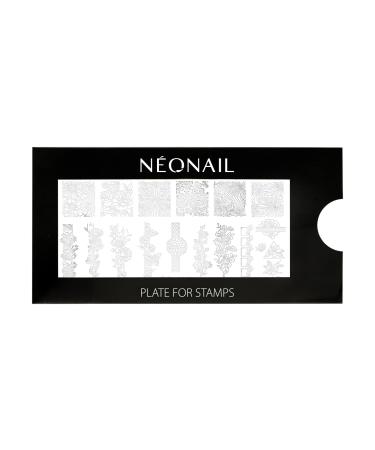 Neonail Stamping Plate 19 - Stamping Platte - Stencil Plate - Nail Art - Nail Design - Nail Stamp Schablone - French Nails Stencil - Nail Art Stamp