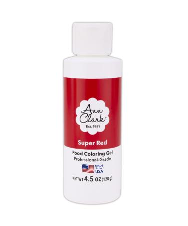 Ann Clark Super Red Food Coloring Gel Large 4.5 oz Professional Grade Made in USA