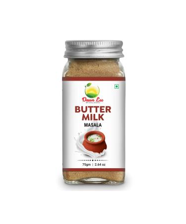 Dawn Lee Butter Milk Masala Indian Summer Hydrating Drink Blend of Natural Digestive Spices No White Sold Made with Desi Khand Buttermilk Masala Powder-75 Gram