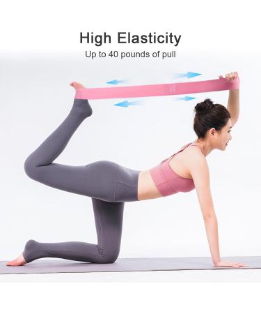 Wllhyf Resistance Tapes - 5 Levels of Elastic Exercise Bands for Muscle Building Yoga Home Fitness Pilates Strength Training & Physiotherapy for Men & Women - Buy Online on SooperMarket.com
