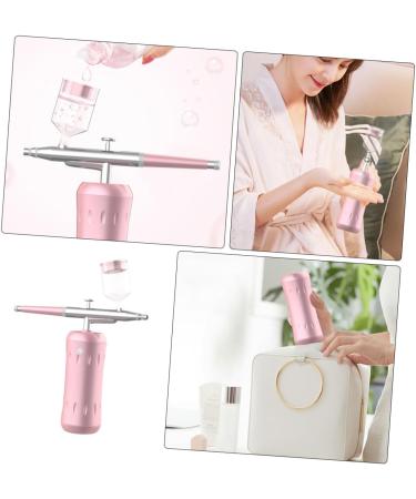 minkissy Oxygen Injector Water Replenishment Instrument Portable Facial Face Air Brush Mist Spray Nano Face Moisturizer High Pressure Pink Steamer Stainless Steel - Buy Online on SooperMarket.com