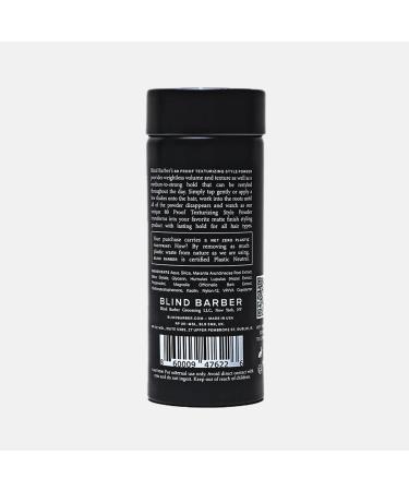 Blind Barber 80 Proof Texture Powder - Men's Hair Styling Powder for Volume Hold & Matte Finish - Easy to Use for All Hair Types (.5 oz - Buy Online on SooperMarket.com