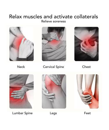 Meridian Massage Brush - Handheld Muscle Tension Relief Gua Sha Tool for Legs Back Hands & Feet | International Shipping - Buy Online on SooperMarket.com